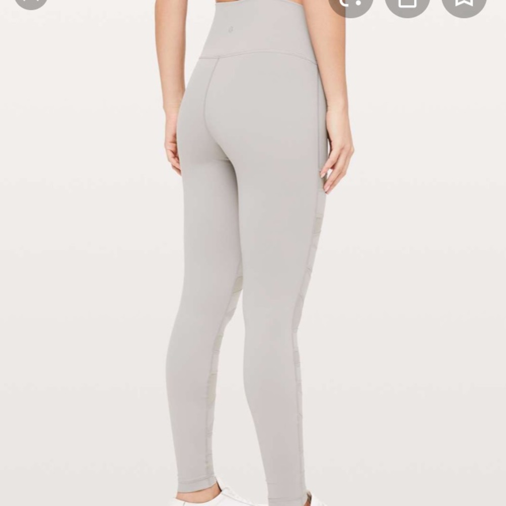 Lululemon wunder under full length - dark chrome